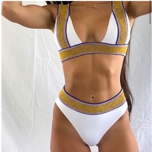 Elysiian Swim White Bali Bikini Set